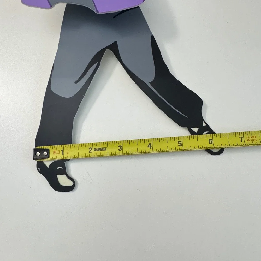 Vintage Elvis Presley Pendulum Wall Clock Purple Suit Dancing Legs Delitone 90's